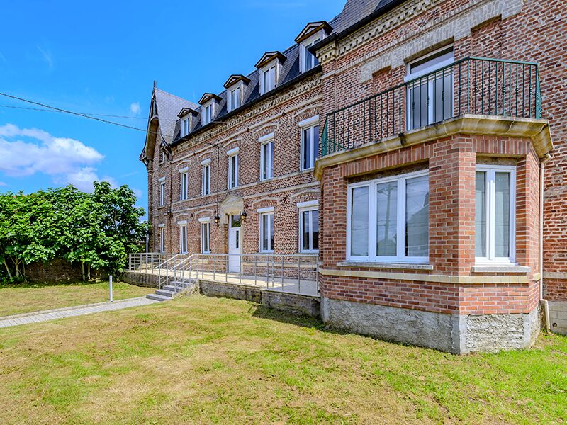 Facade de la colocation Alzheimer de Brissy Hamegicourt